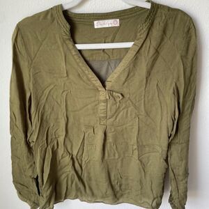 Dahlia Women's Khaki and Green Shirt